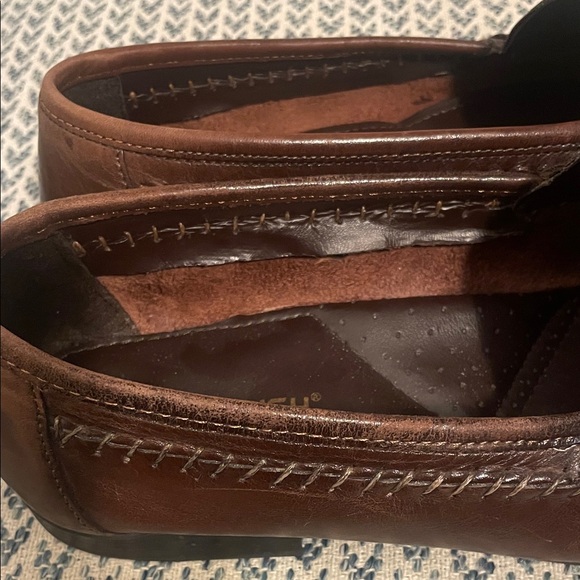 Nunn Bush Men’s Dark Brown Leather Tassel Moc Toe Loafers - Picture 6 of 6